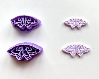 Butterfly Polymer Clay Cutter, cute insect cutter, Polymer Clay Earrings, Cookie cutters, Metal clay air dry clay