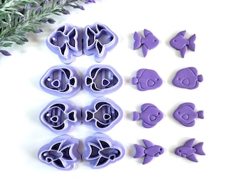 Sommer-Fisch Ausstechform: 3D gedruckte Polymer Clay, Ausstechform