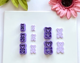 Gummy Bear Polymer Clay Cutter: 3D Printed PLA Clay Cutters