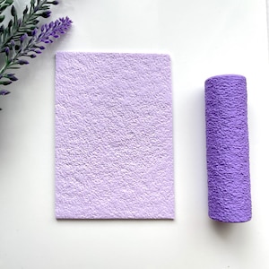 Rullo per texture in carta vetrata per argilla polimerica, rullo manuale, strumento per texture in argilla, rullo per argilla senza soluzione di continuità, creazione di orecchini e gioielli, fai da te
