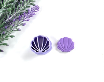 Seashell Polymer Clay Cutter, Beach Theme, Cookie Cutter