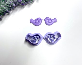Valentine Love Bird Clay Cutter, 3D Printed Polymer Clay Tool