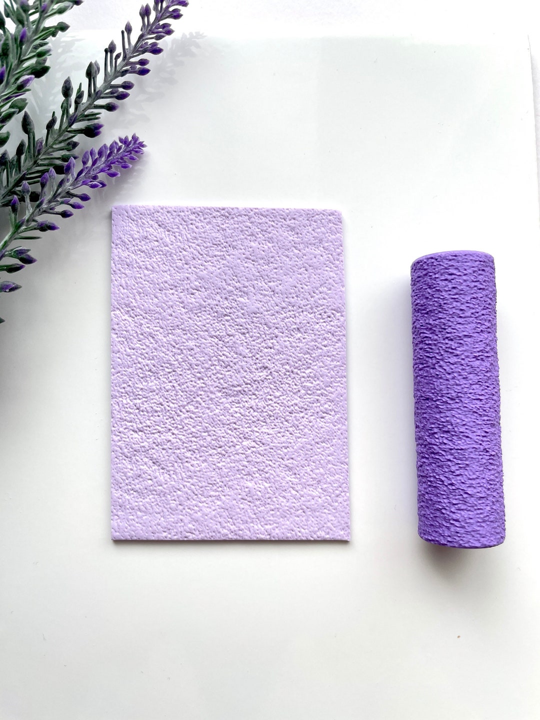 Sandpaper Texture Roller for Polymer Clay, Hand Roller, Clay Texture