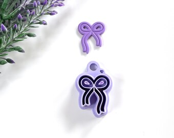 Cute Bow ribbon Cutter for polymer clay, do it yourself, Cookie cutters, polymer clay supply, Metal clay supplies, air dry clay