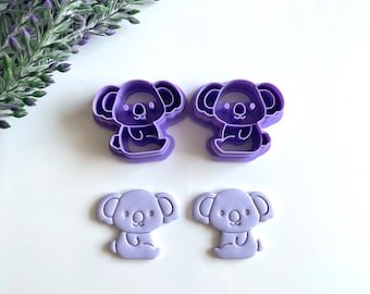 Koala Cutter: orecchino in pasta polimerica e tagliabiscotti