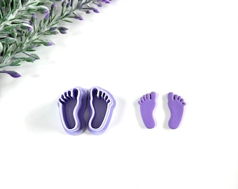 Foot Cutter Set: Polymer Clay, Cookie, and Ceramic Tool