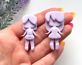 Doll Clay Cutters: Polymer Clay Earring DIY (PLA)