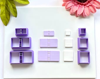 Polymer Clay Cutter Set: 3D Printed PLA Cutters