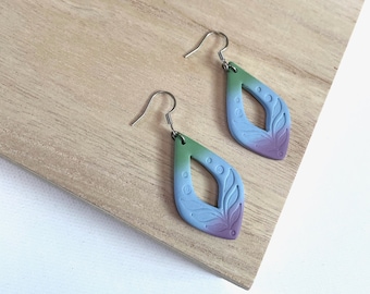 Dangle Earrings | Polymer Clay Earrings | Handmade Jewelry