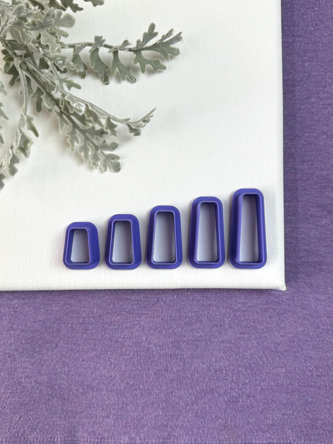 Tapered Rectangle Rim Tapered Rectangle Polymer Clay Cutter | Clay Tool - Etsy