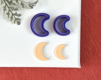 Moon Polymer Clay Cutter: 25mm or 30mm Tall