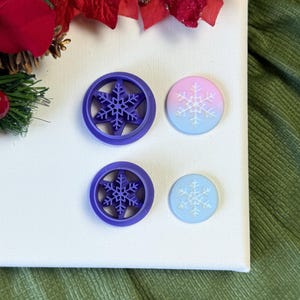 Snowflake Clay Cutter | Polymer Clay Cutter | Clay tool