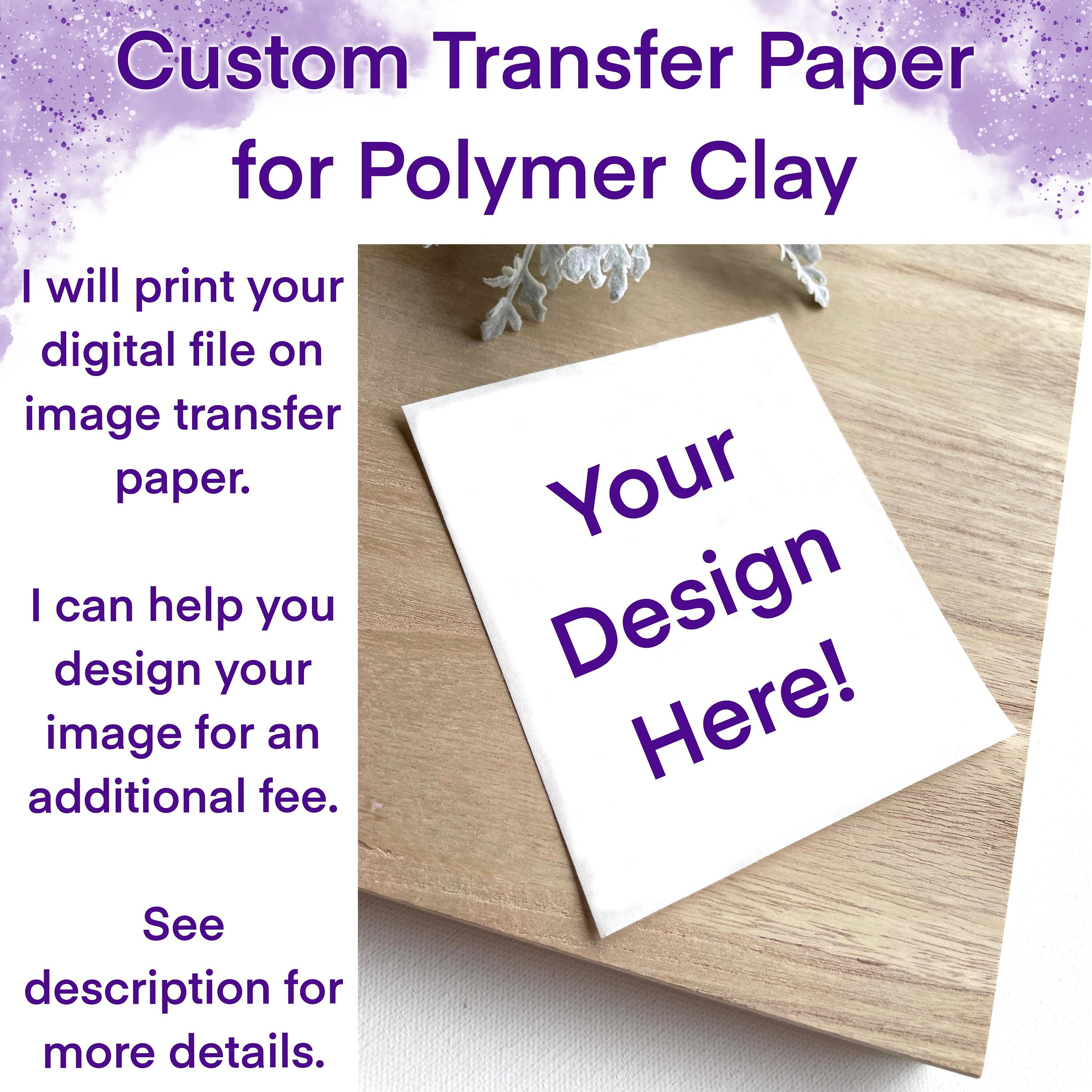 Polymer Clay Transfer Paper - Sweet Summer 04