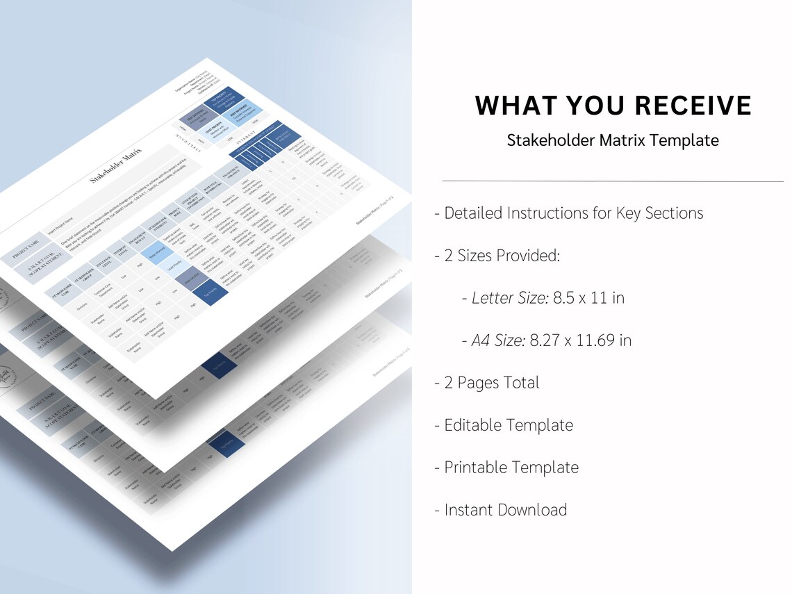 Stakeholder Register | Stakeholder Matrix | Stakeholder Analysis ...