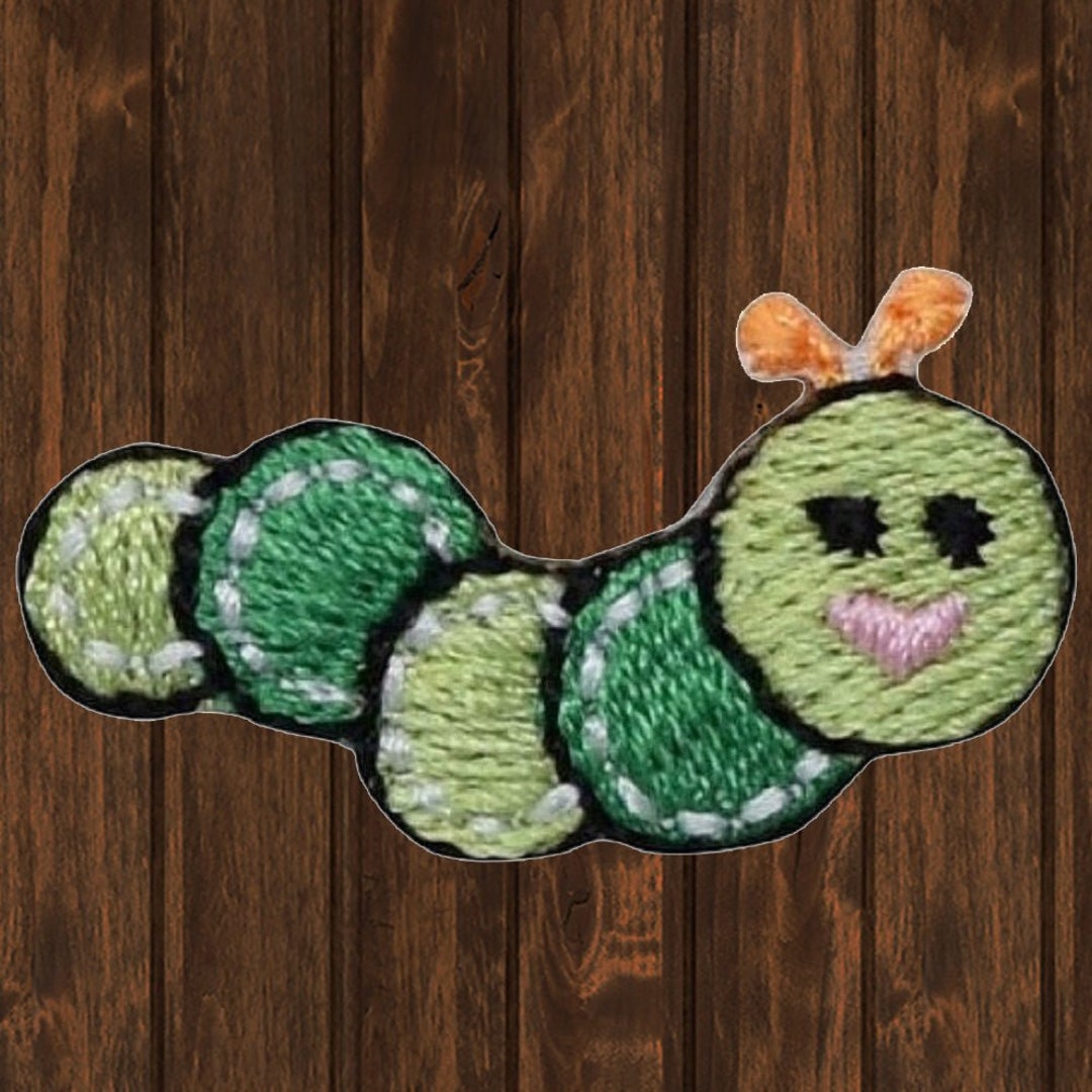 Caterpillar - Patch Ricamata Da Stirare/Cucire 7,7x4,5 Cm - Per Borsa, Giacca, T-Shirt - 6