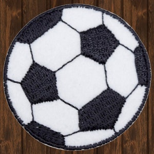Fußball Aufnäher, Aufnäher, Aufnäher, Aufnäher für Jacke, Rucksack, Hut, Fußballfan, 2,5-Zoll-Sammlerstück