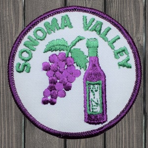 Vintage Sonoma Embroidered Patch — Sew On