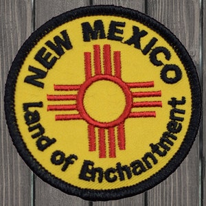 New Mexico Embroidered Patch — Iron On