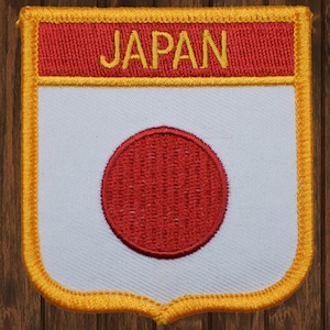 日本製アイロン接着パッチ、東京・本州・北海道のリングオブファイアバッジ、2.75インチ刺繍入りコレクターズ旅行土産、ジャケット、帽子、バッグ用