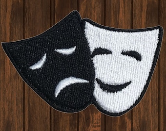 Commedia E Tragedia Teatrale Maschere. Teatro O Dramma Scuola Logo Design Simbolo 19997832 Arte Vettoriale A Vecteezy