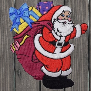 Santa Claus Embroidered Patch — Iron On