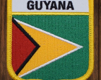 Guyana Embroidered Patch — Iron On
