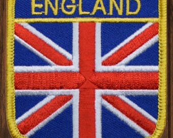 England-Aufnäher zum Aufbügeln, Vereinigtes Königreich, Großbritannien, London, gesticktes Applikationsabzeichen für Jacken, Hüte, Taschen, Reise-Sammlerstück