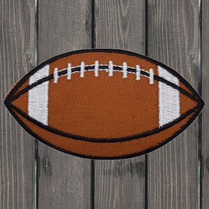 Football Embroidered Patch, Iron On, Sports Applique Badge for Fans and Players, Game Day Patch for Jacket Bag Hat, 3.5&quot; Collectible Gift