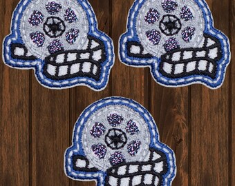 Mini Film Reel Iron On Patch 1.25" (3-Pack), Cinema Theater Movie Applique for Jackets, Bags, Collectible, High-Quality Design