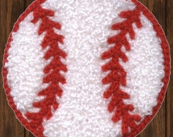 Chenille Baseball Patch 2-3/8" Iron On, MLB Patch, Sports Badge for Letterman Jackets, Baseball Fan Patch, Athletic Embroidered Patch