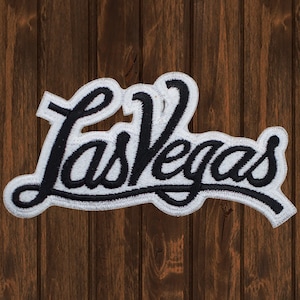 Las Vegas Iron On Patch, 4&quot; Nevada Embroidered Applique for Jackets, Bags, Backpacks, Sin City The Strip Travel Badge Collectible