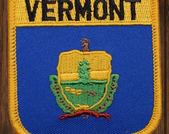 Écusson brodé Vermont — Repasser au fer