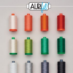 Aurifil Thread 28wt Cotton - Large Spool 820 Yards / 750 Meters