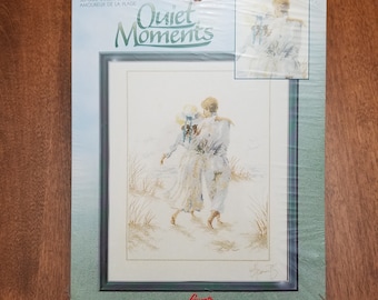 Seaside Sweethearts Quiet Moments, Lanarte by Janlynn Counted Cross Stitch Kit