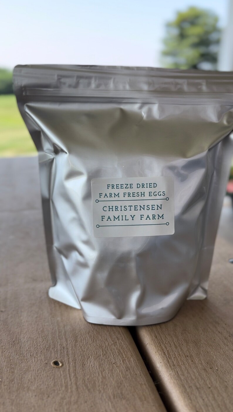 Bulk Discount Freeze Dried Eggs, Egg Powder, Food Storage, Farm Fresh