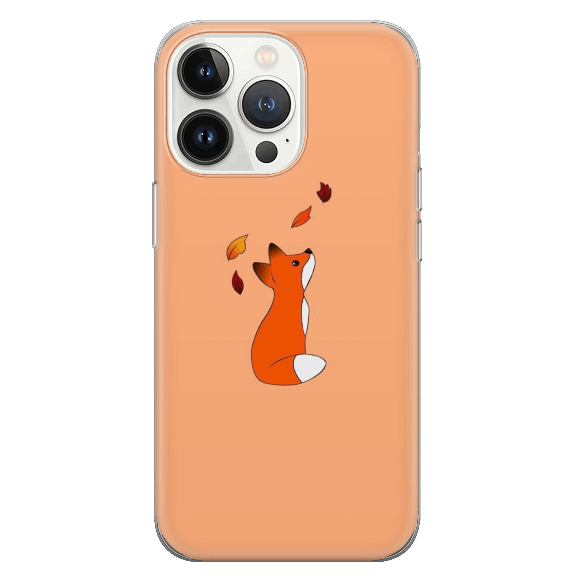 Cute Fox Phone Case Foxy Cover Fit for iPhone 17 16 15 14 Pro Max