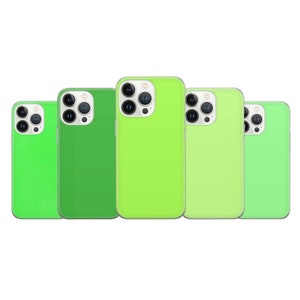 Pastel Coloured Phone Green Matte Cover Fit For iPhone 17 16 15 14 Pro Max Xr 10 8 Plus Samsung S25 S24 S23 FE A16 A54 Note 20 Pixel 8A 10