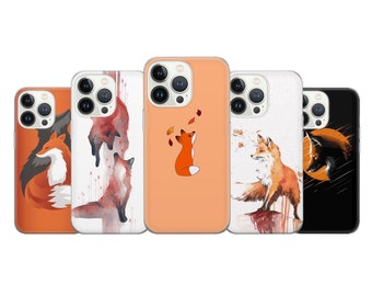 Cute Fox Phone Case Foxy Cover Fit for iPhone 17 16 15 14 Pro Max
