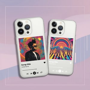 Custom Music Plaque Phone Case Music Album Song Cover Fit For iPhone 17 16 15 1412 Pro Max Xr 7 8 Samsung S25 S24 S23 FE A15 A54 Pixel 8A 7