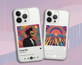 Custom Music Plaque Phone Case Music Album Song Cover Fit For iPhone 17 16 15 1412 Pro Max Xr 7 8 Samsung S25 S24 S23 FE A15 A54 Pixel 8A 7