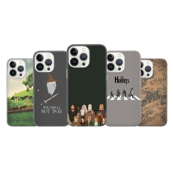 Lord of Phone Case The Rings Hobbit Gandalf Cover Fit For iPhone 15 14 13 12 11 Pro Max Xr 7 8, Samsung S24 S23 S22 FE A15 A54 Pixel 8A 7