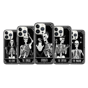 Tarot Card Goth Phone Case Witchy Cover Fit For iPhone 17 16 15 14 Pro Max Xr 10 8 Plus, Samsung S25 S24 S23 FE A16 A54 Note 20 Pixel 8A 10