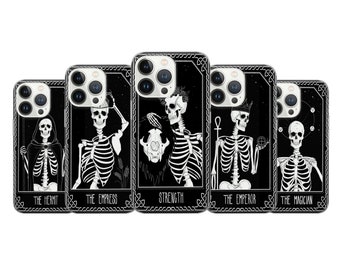 Tarot Card Goth Phone Case Witchy Cover Fit For iPhone 17 16 15 14 Pro Max Xr 10 8 Plus, Samsung S25 S24 S23 FE A16 A54 Note 20 Pixel 8A 10