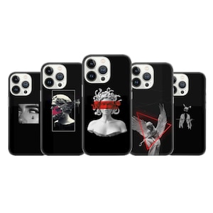 Dark Aesthetic Phone Case Witchy Medusa Cover Fit For iPhone 17 16 15 14 Pro Max Xr 10 8 Plus Samsung S25 S24 S23 Note 20 A54 Pixel 8A 10