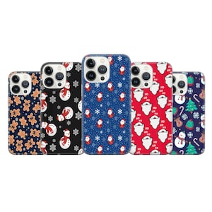 Christmas Phone Case Gift Winter Xmas Cover Fit For iPhone 17 16 15 14 Pro Max Xr 10 8 Plus, Samsung S25 S24 S23 FE A16 Note 20 Pixel 8A 10
