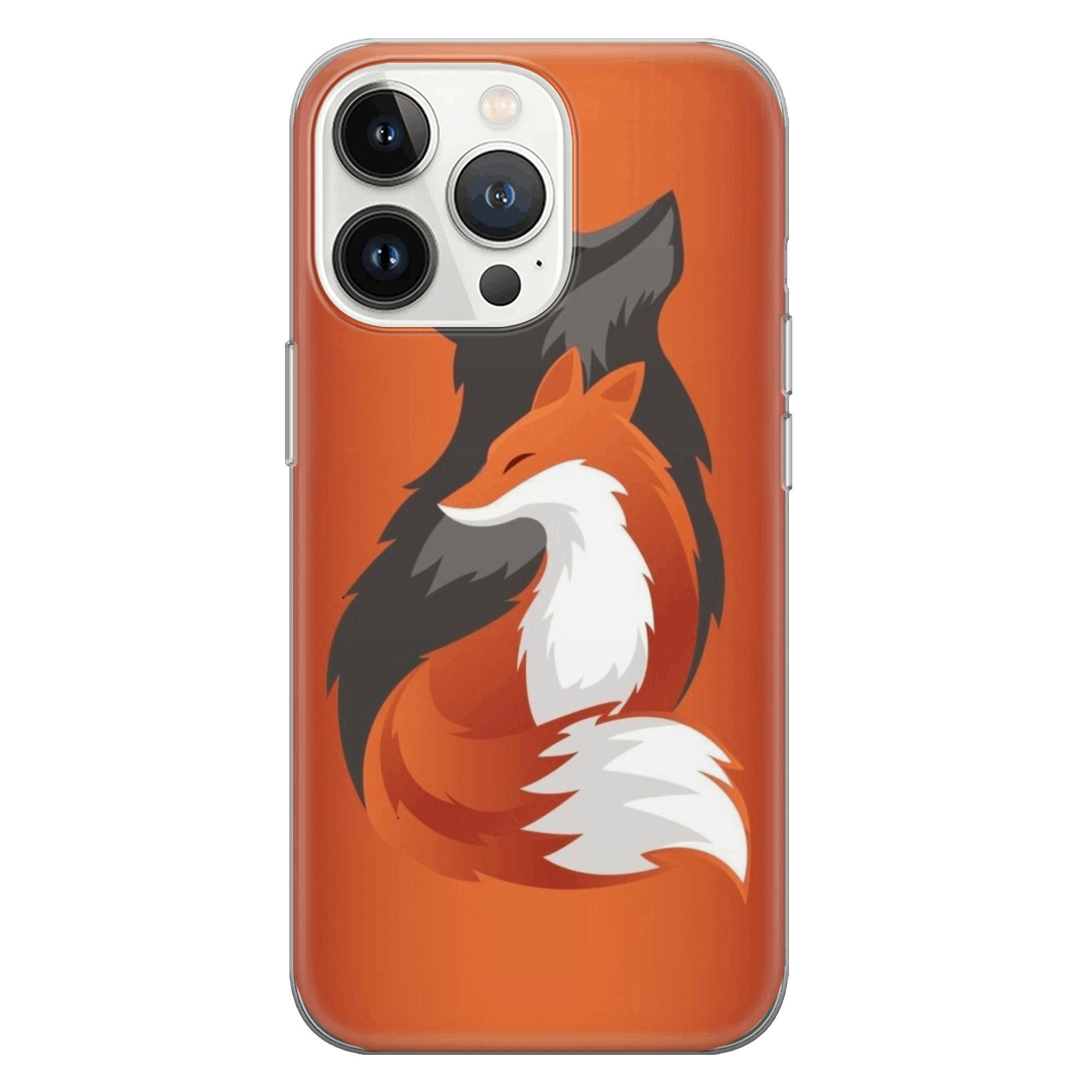 Cute Fox Phone Case Foxy Cover Fit for iPhone 17 16 15 14 Pro Max