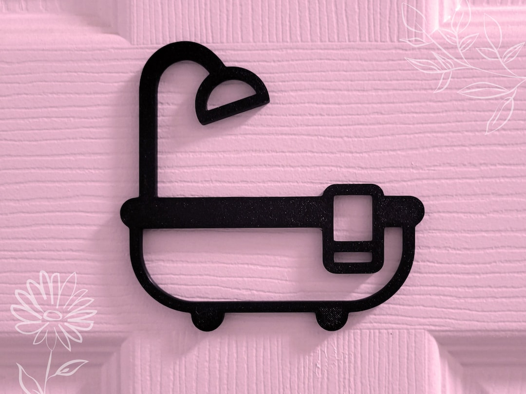 Airbnb Bathtub Door Sign Bath Tub Door Topper Shower Door Etsy