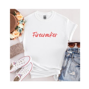 Firecracker tshirt, firework, 4th of July tshirt, Independence day shirt, Memorial Day Tshirt, Funny Patriotic Tee, July 4th Tank Top,