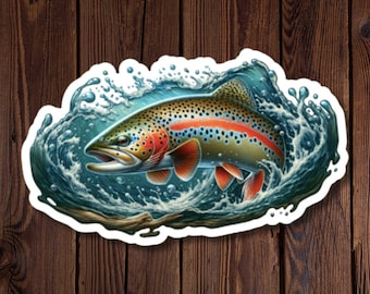 Fishing Sticker, trout, fish sticker