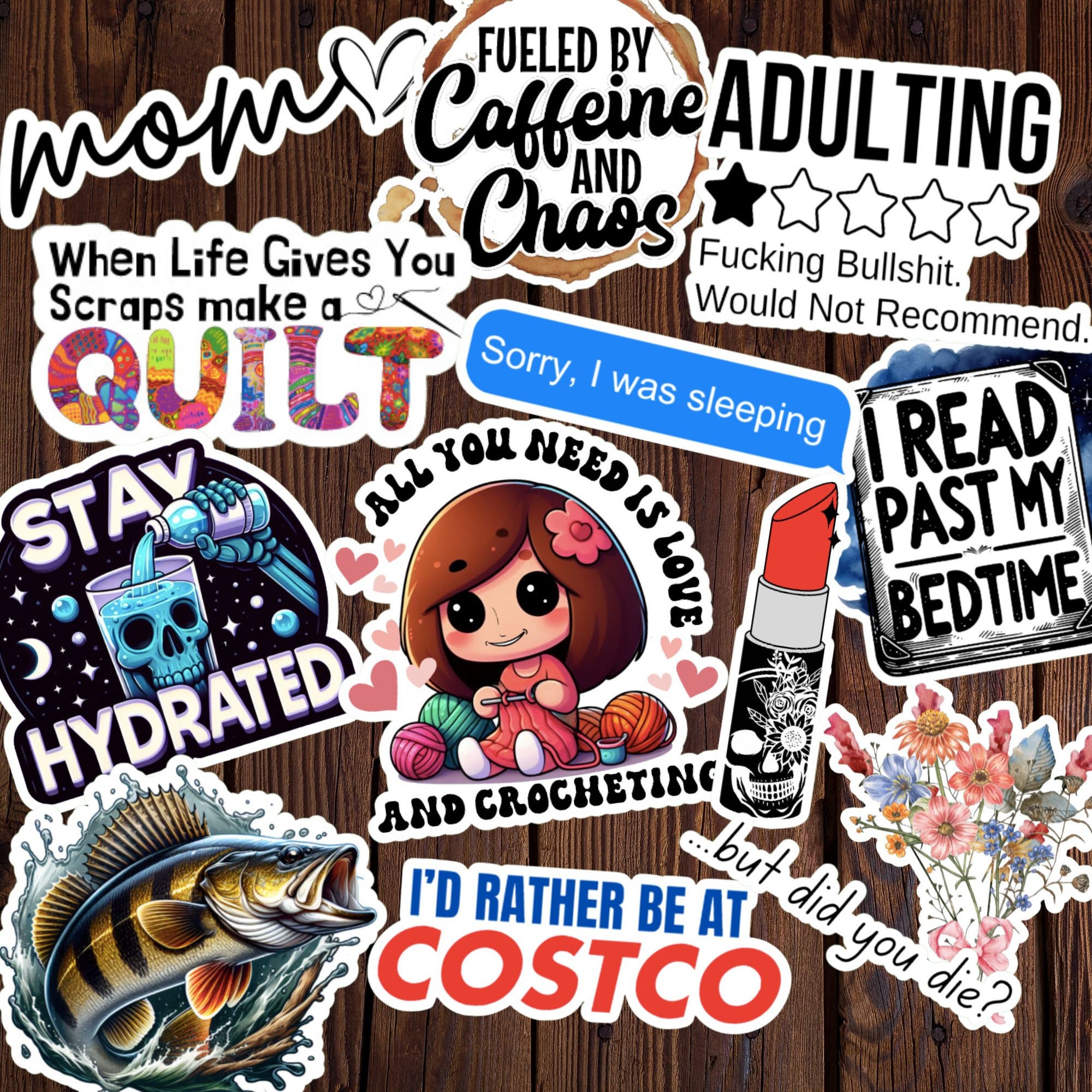 Any 2 Stickers, Custom Vinyl Sticker Bundles, Stickers for Laptops ...
